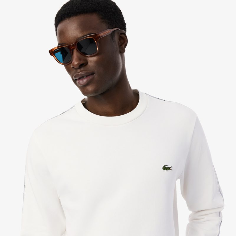 Мужской флисовый свитшот Lacoste классического кроя 3