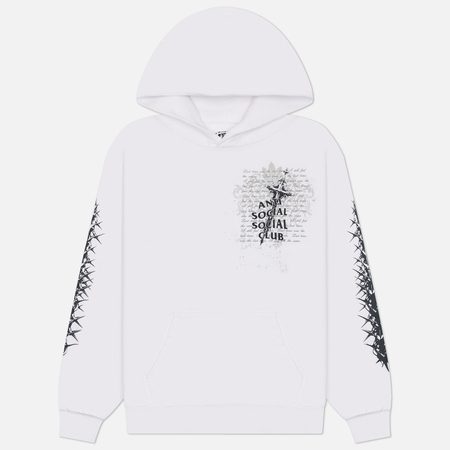 Мужская толстовка Anti Social Social Club Anguish Hoodie, цвет белый