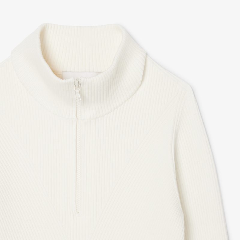Женский свитер Lacoste с высоким воротником на молнии 5