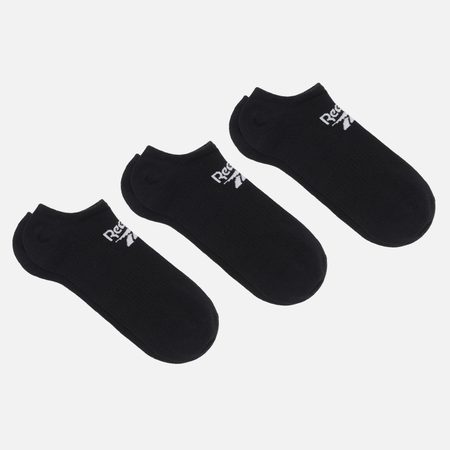 Комплект носков Reebok Liner BL 3-Pack, цвет чёрный