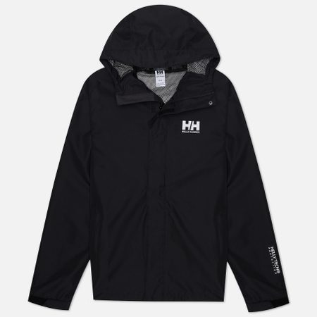 Мужская куртка ветровка Helly Hansen Seven J, цвет чёрный
