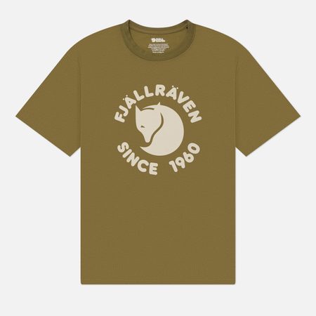 Мужская футболка Fjallraven Fjallraven Relaxed, цвет оливковый