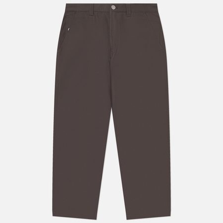 Мужские брюки Stone Island Cotton Canvas Loose Chino, цвет серый