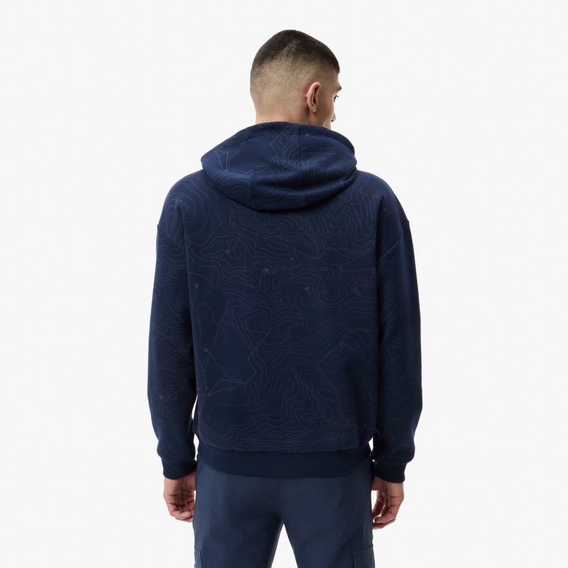 Мужской хлопковый свитшот Lacoste оверсайз 2