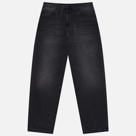 Мужские джинсы Carhartt WIP Landon Robertson Denim 12 Oz, цвет чёрный