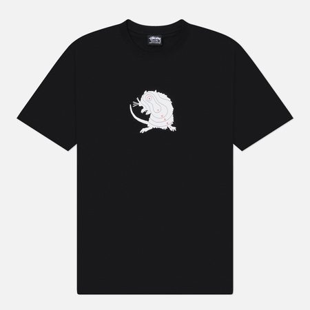 Мужская футболка Stussy Long Range, цвет чёрный