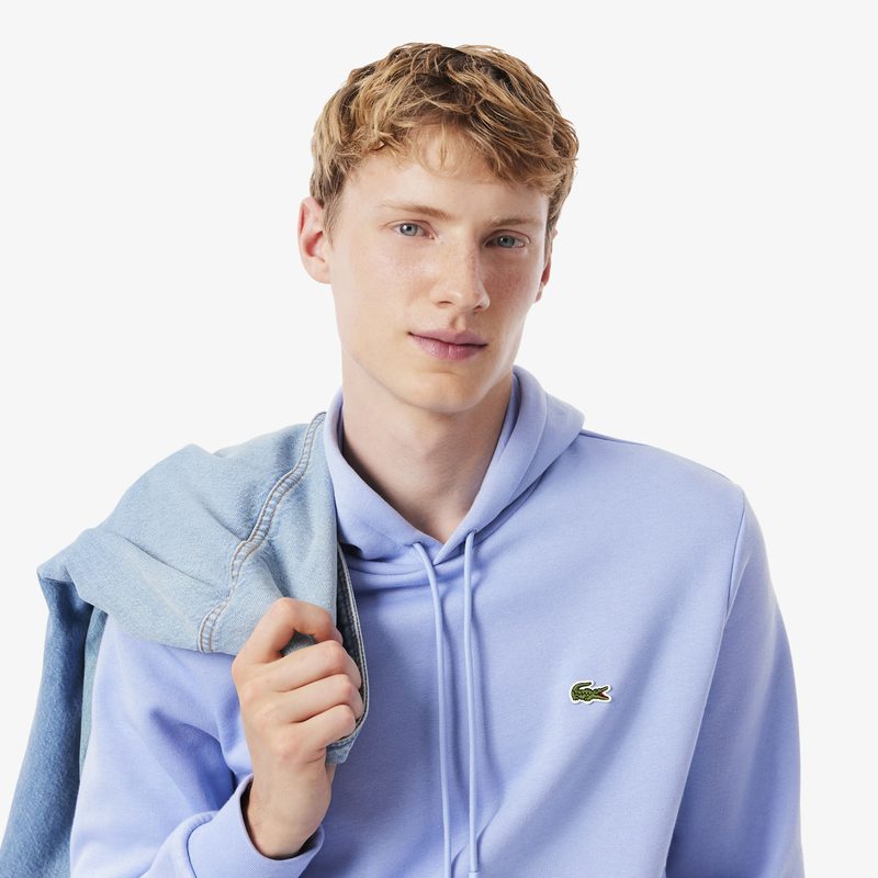 Мужское худи Lacoste классического кроя с флисом 3