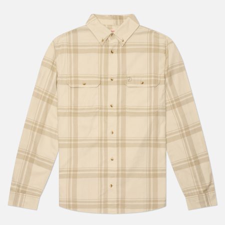 Мужская рубашка Fjallraven Ovik Lite Flannel, цвет бежевый