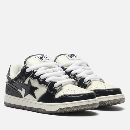 Мужские кроссовки A Bathing Ape SK8 STA Bold #1, цвет чёрный