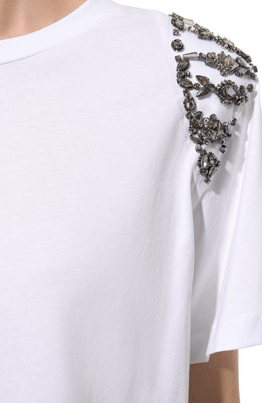 Хлопковая футболка Alberta Ferretti 5