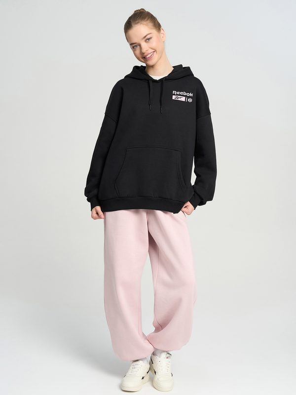 Худи женское Reebok Relaxed, Черный 4