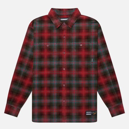 Мужская рубашка Neighborhood Corduroy Check, цвет красный