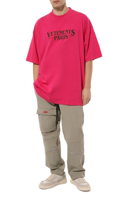 Хлопковая футболка VETEMENTS 5