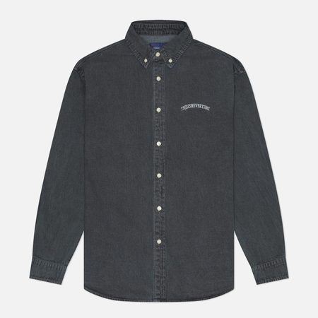 Мужская рубашка thisisneverthat Washed Denim, цвет серый