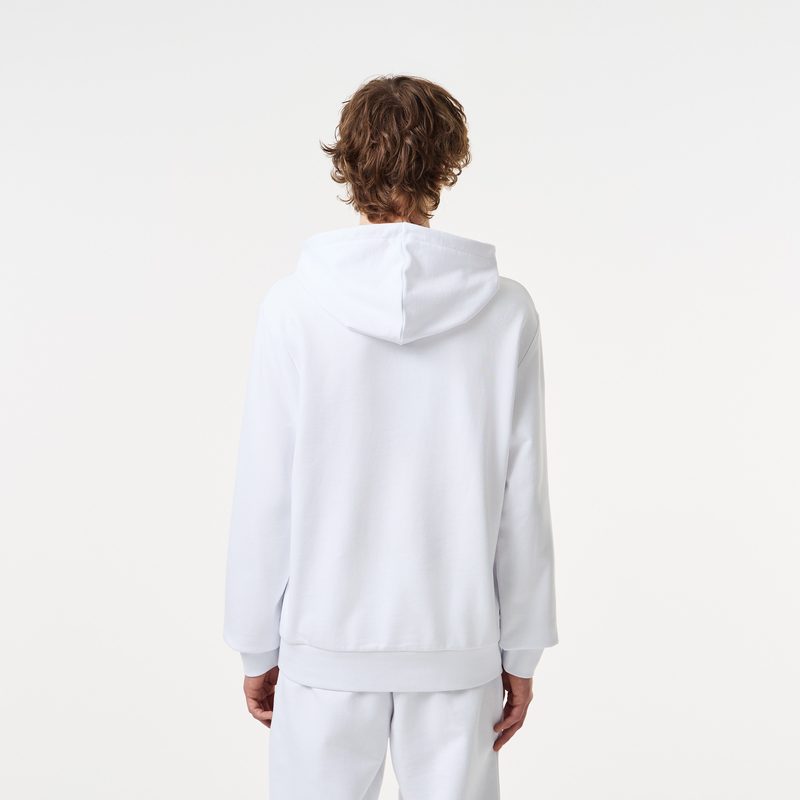 Мужская толстовка - худи Lacoste классического кроя из органического хлопка 3