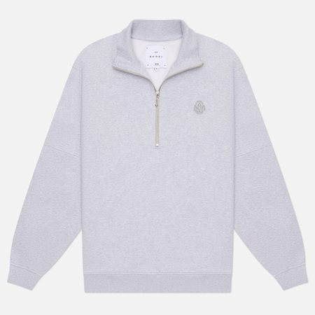 Мужская толстовка Edwin Koji Half Zip, цвет серый