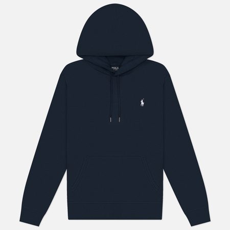 Мужская толстовка Polo Ralph Lauren Double-Knit Hoodie, цвет синий