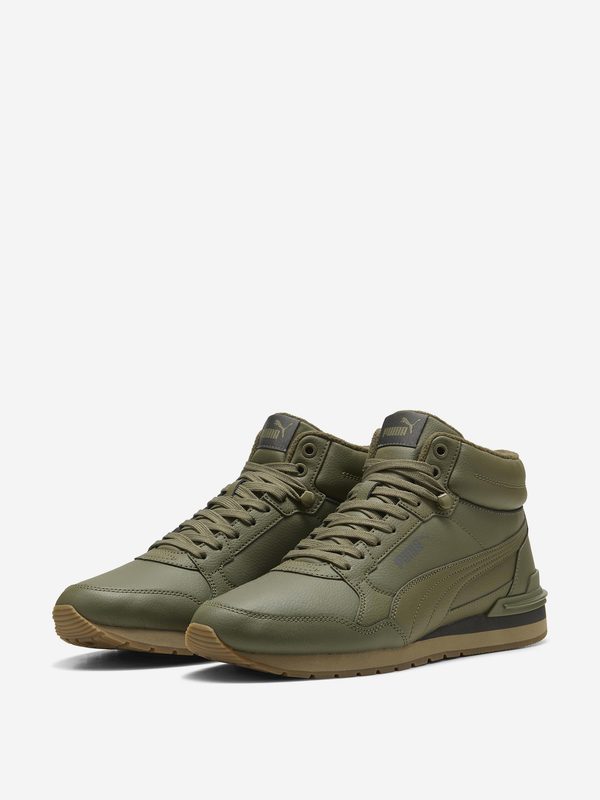 Кроссовки утепленные мужские PUMA St Runner V4, Зеленый 2