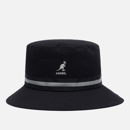 Панама Kangol Stripe Lahinch, цвет чёрный