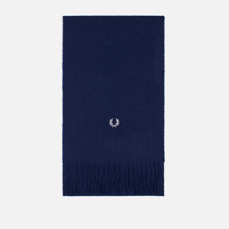 Шарф Fred Perry Lambswool, цвет синий