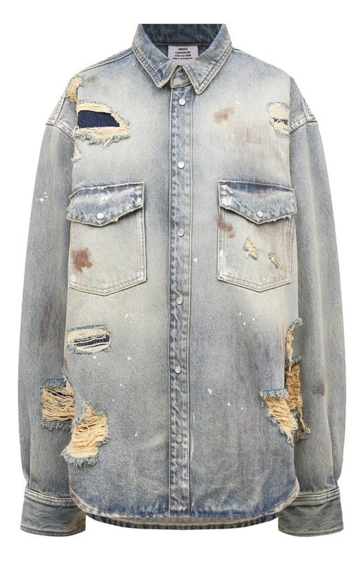 Джинсовая рубашка VETEMENTS