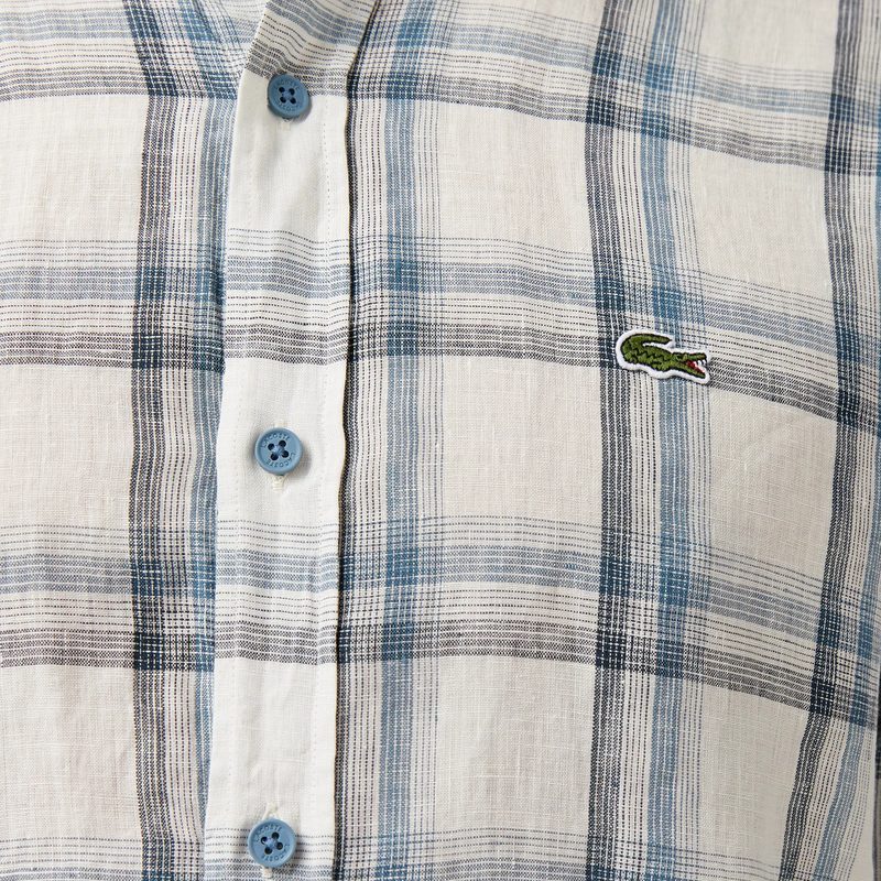 Мужская рубашка Lacoste из льна 5