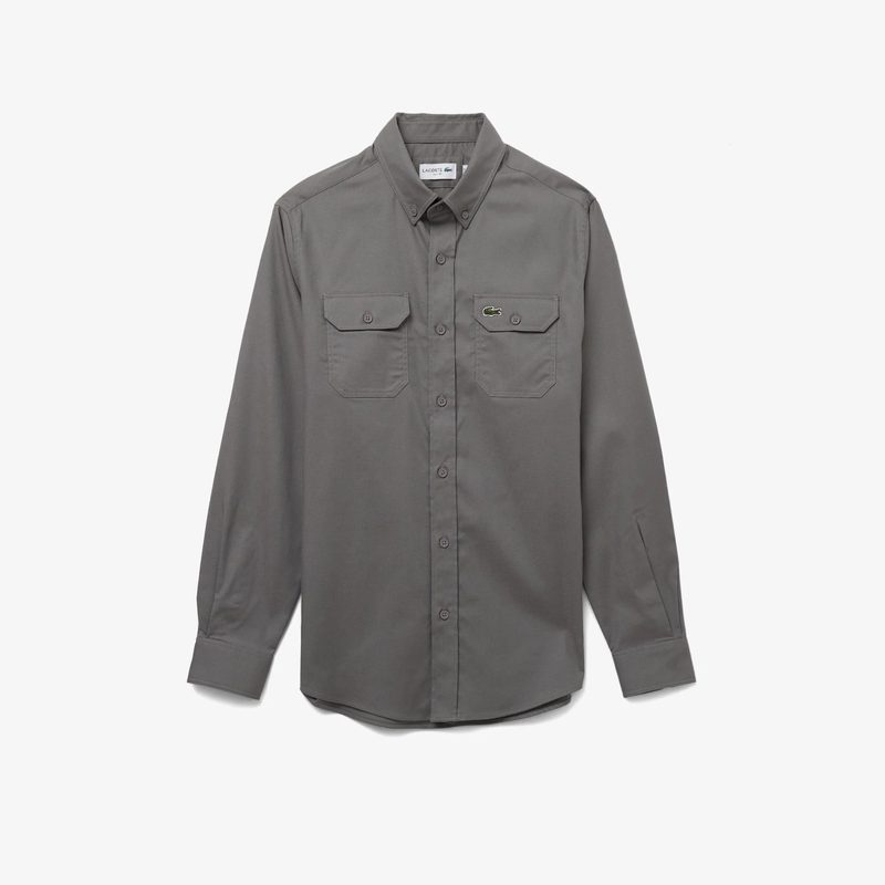 Мужская рубашка Lacoste приталенного кроя Button Collar 5