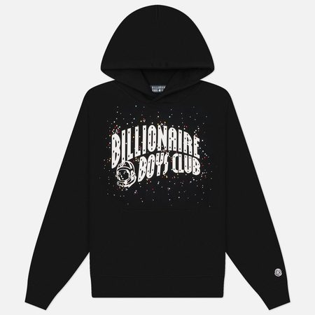 Мужская толстовка Billionaire Boys Club Embellished Arch Logo Popover Hoodie, цвет чёрный
