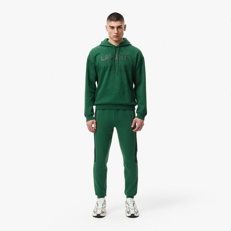 Мужской хлопковый свитшот Lacoste оверсайз 5