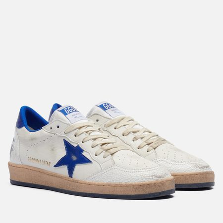 Мужские кроссовки Golden Goose Ball Star Laminated Star, цвет белый