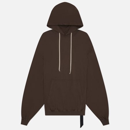 Мужская толстовка Rick Owens DRKSHDW Temple Hun Hoodie, цвет коричневый