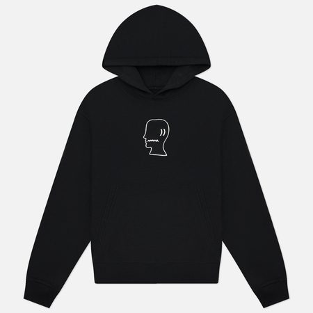 Мужская толстовка Brain Dead Logohead Hoodie, цвет чёрный