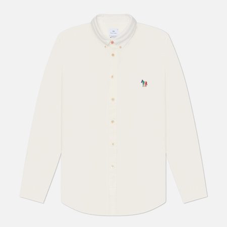 Мужская рубашка Paul Smith Zebra Logo Regular Fit, цвет белый