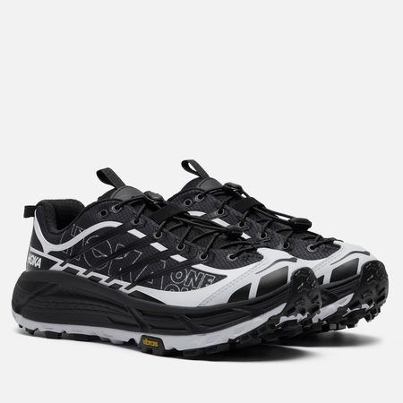Мужские кроссовки Hoka One One Mafate Three2 Wordmark, цвет чёрный