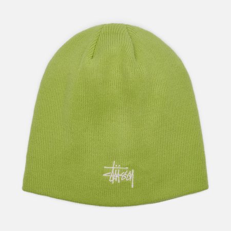 Шапка Stussy Basic Stussy Skullcap, цвет зелёный