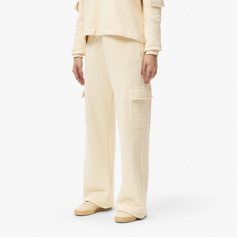 Женские хлопковые спортивные брюки Lacoste свободного кроя 3