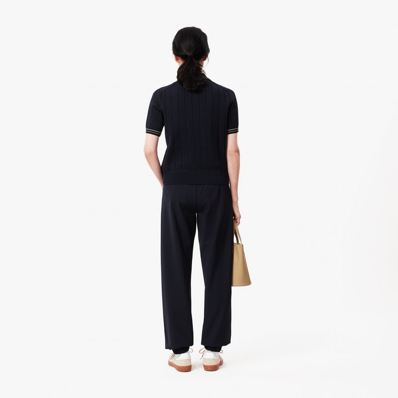 Женские эластичные брюки Lacoste оверсайз 2