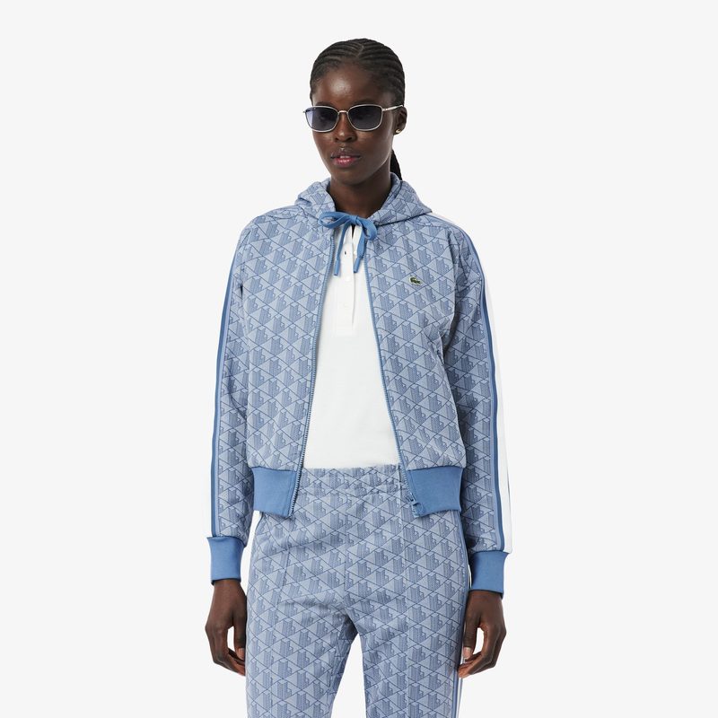 Женская жаккардовая толстовка Lacoste