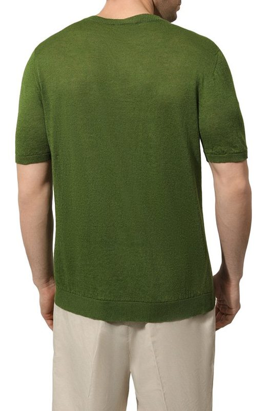 Джемпер изо льна и хлопка Il Borgo Cashmere 4