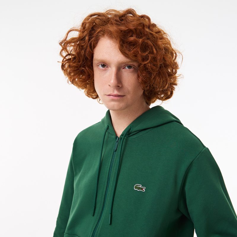 Мужская флисовая толстовка Lacoste на молнии 3