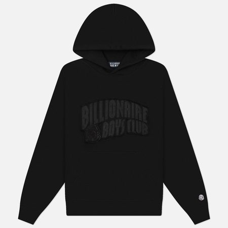 Мужская толстовка Billionaire Boys Club Arch Logo Applique Oversized Hoodie, цвет чёрный