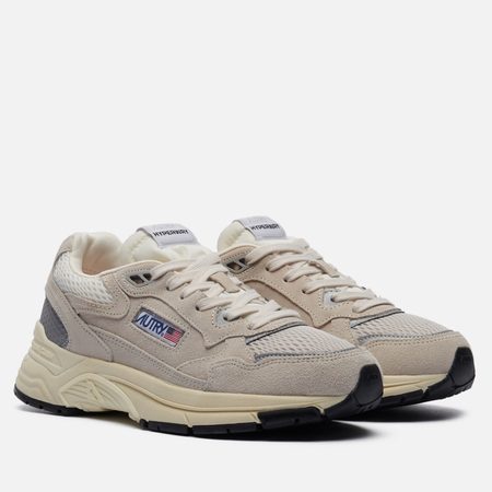 Женские кроссовки Autry Hyperway Low Suede/Mesh, цвет бежевый