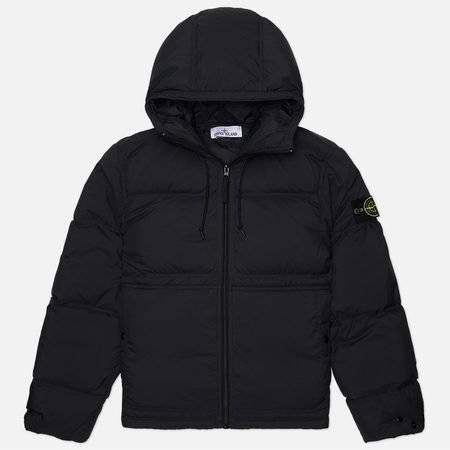Мужской пуховик Stone Island Matt Ripstop Cordura Advanced Fabrics, цвет чёрный