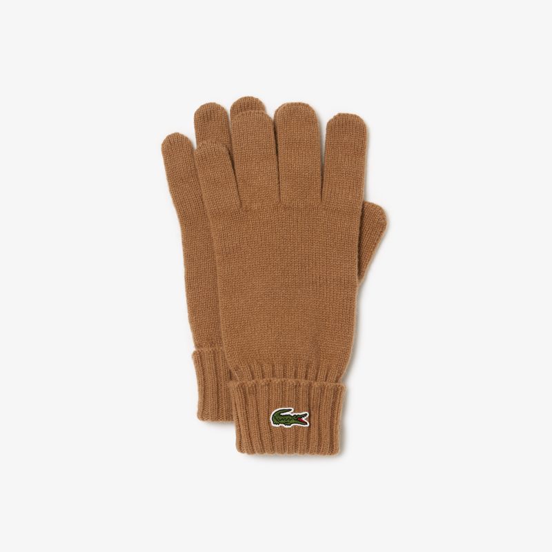 Шерстяные перчатки Lacoste унисекс
