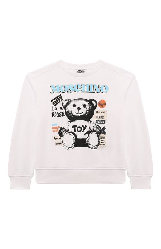 Хлопковый свитшот Moschino