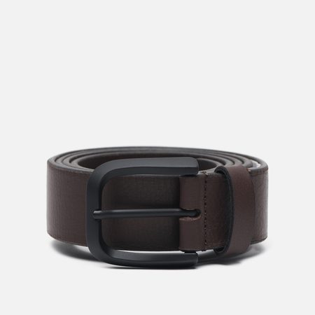 Ремень C.P. Company Leather Printed, цвет коричневый