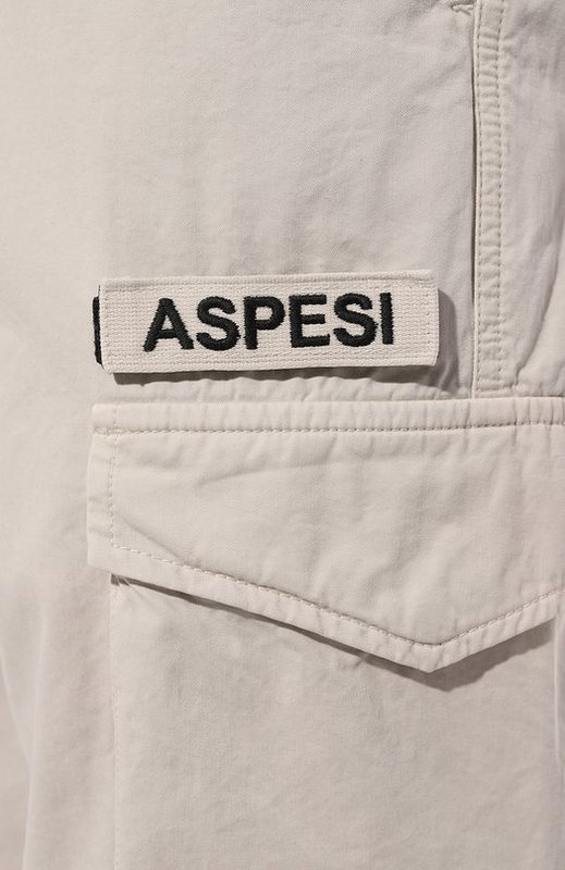 Хлопковые брюки-карго Aspesi 5