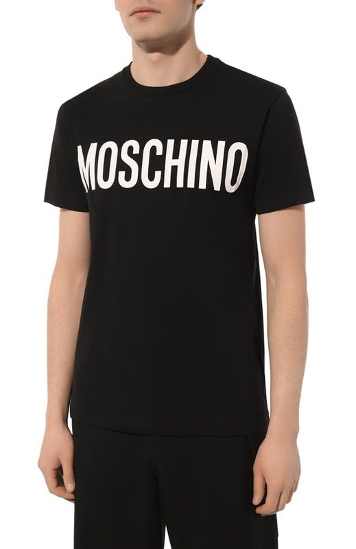 Хлопковая футболка Moschino 3
