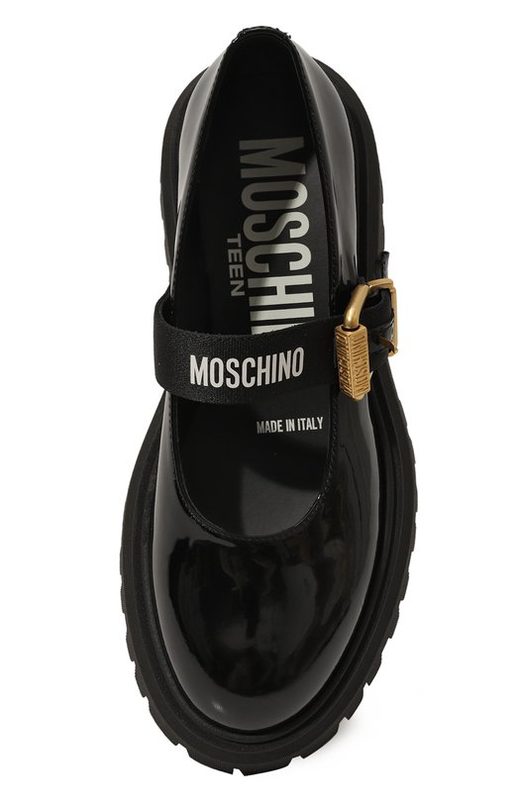 Кожаные туфли Moschino 4