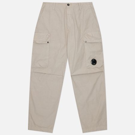Мужские брюки C.P. Company Micro-Reps Boxy Cargo Lens, цвет серый
